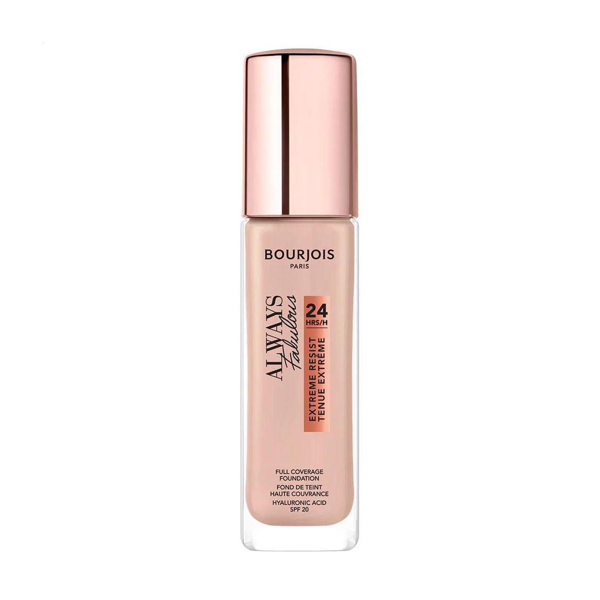 Уцінка! Тональна основа для обличчя Bourjois Always Fabulous 24H Extreme Resist SPF 20, 300 Rose Sand, 30 мл